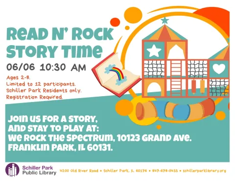 Read N’ Rock Story Time Flyer.