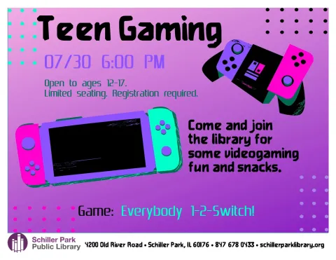 A Nintendo Switch and a controller.