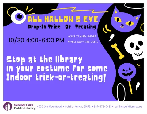 Skeleton bones, candy, and a cat.