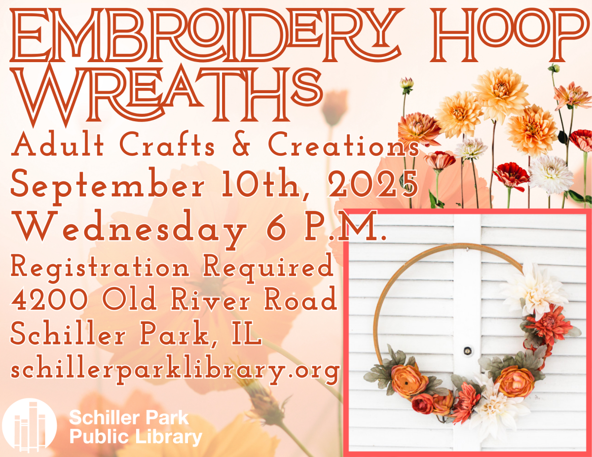 Embroidery Hoop Wreath.