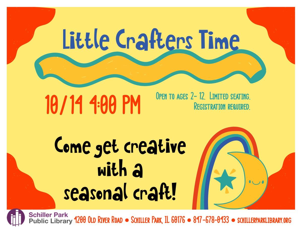 A rainbow and a moon.